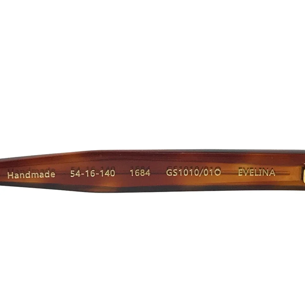 Gigi Studios Eyeglasses Frames EVELINA GS1010/01O Black Brown Full Rim 54-16-140